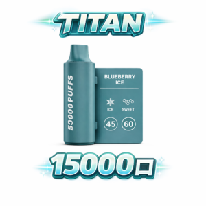 【限時福利：買 5 送機】TITAN 泰坦15,000 抽超長續航力 墨色幽影下的味覺巔峰 搭載雙芯霧化技術確保香氣鮮明如初 台灣現貨